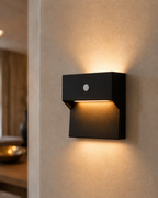 Geometric LED Motion Sensor Wall Light