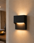 Geometric LED Motion Sensor Wall Light
