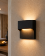 Geometric LED Motion Sensor Wall Light