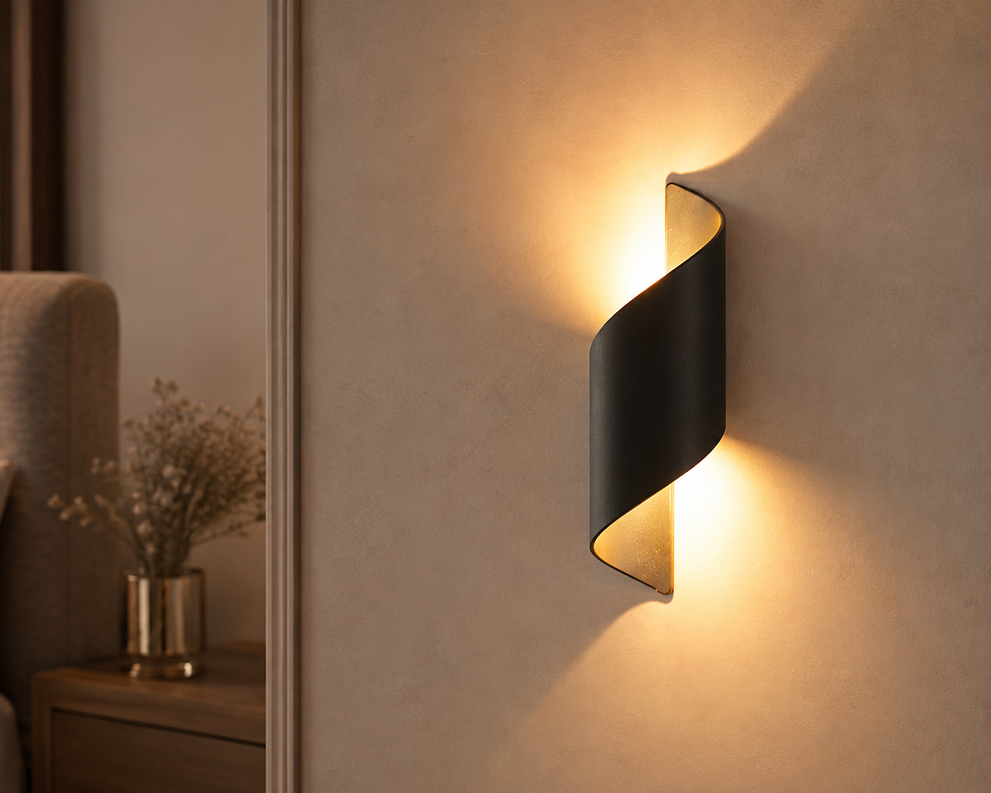 Modern Bedside Wall Lamp for Bedroom Reading