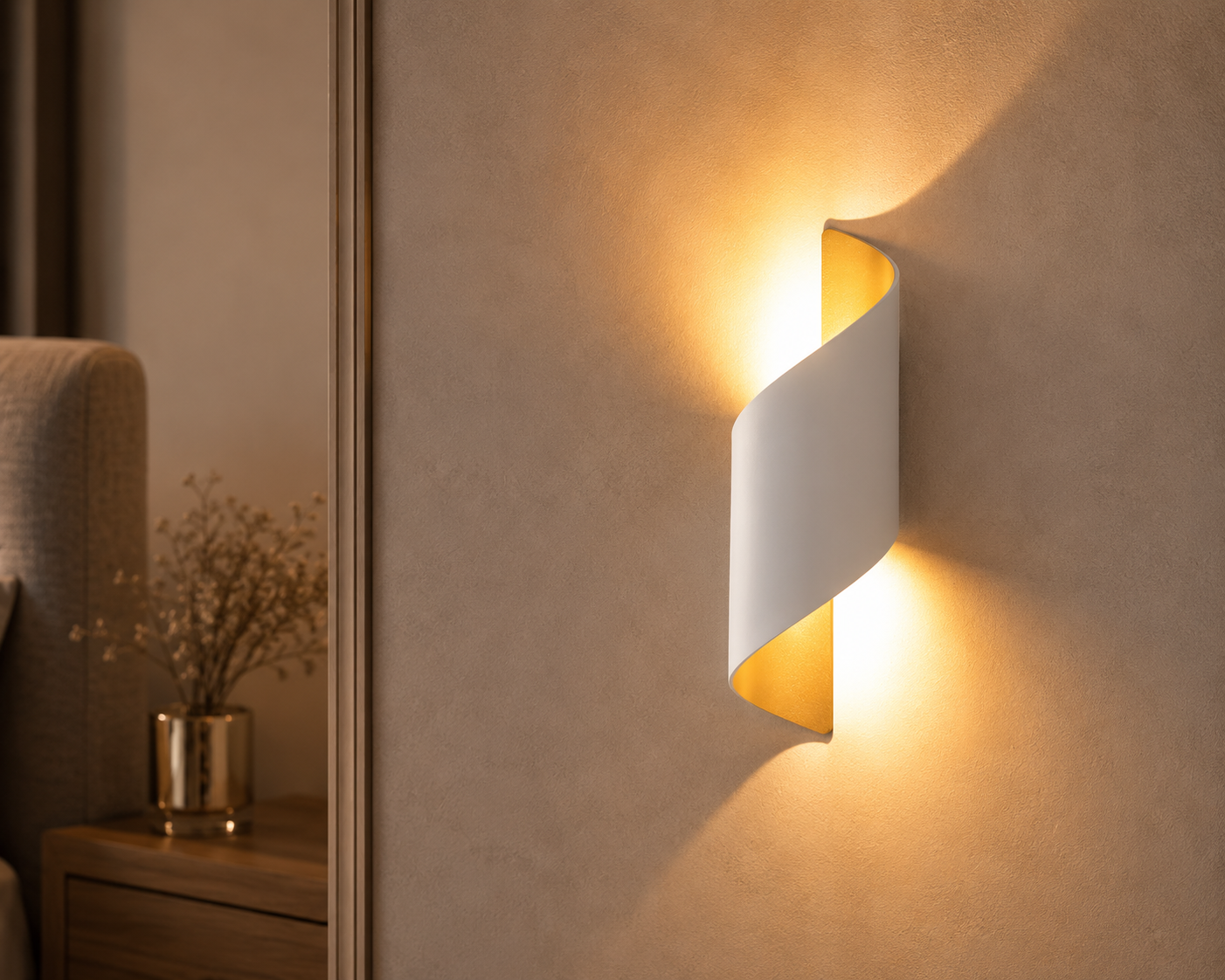 Modern Bedside Wall Lamp for Bedroom Reading