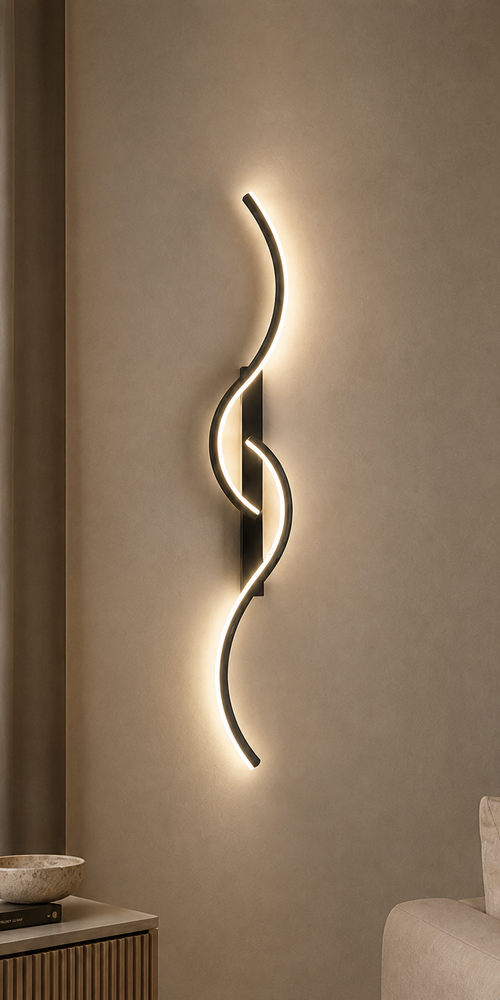 Cascade Modern LED Wall Light – Ambient Sconce