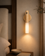 Magnetic Sensor Night Light with Wood Grain Design
