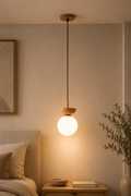 Japanese Wood Ceiling Light – Minimalist Flush Mount