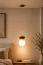 Japanese Wood Ceiling Light – Minimalist Flush Mount