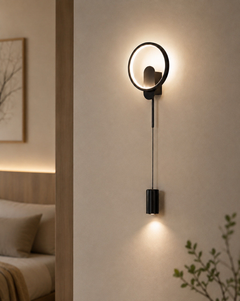 Modern LED Wall Light with Remote Control