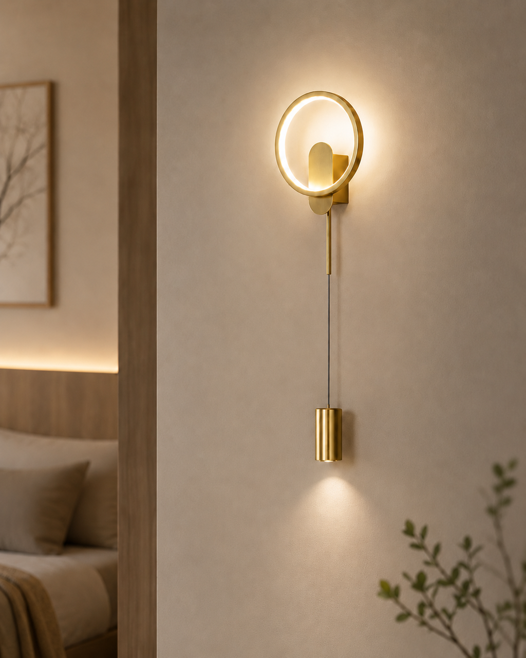 Modern LED Wall Light with Remote Control
