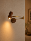 Japanese Swing Arm Wall Light – Adjustable Reading Lamp