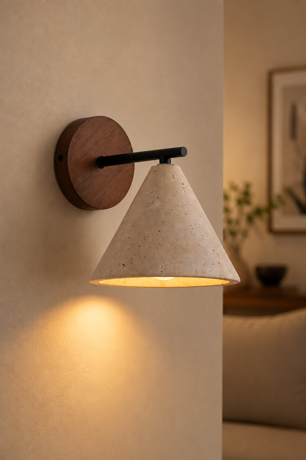 Japanese Vintage Wall Light – Warm Ambient Sconce