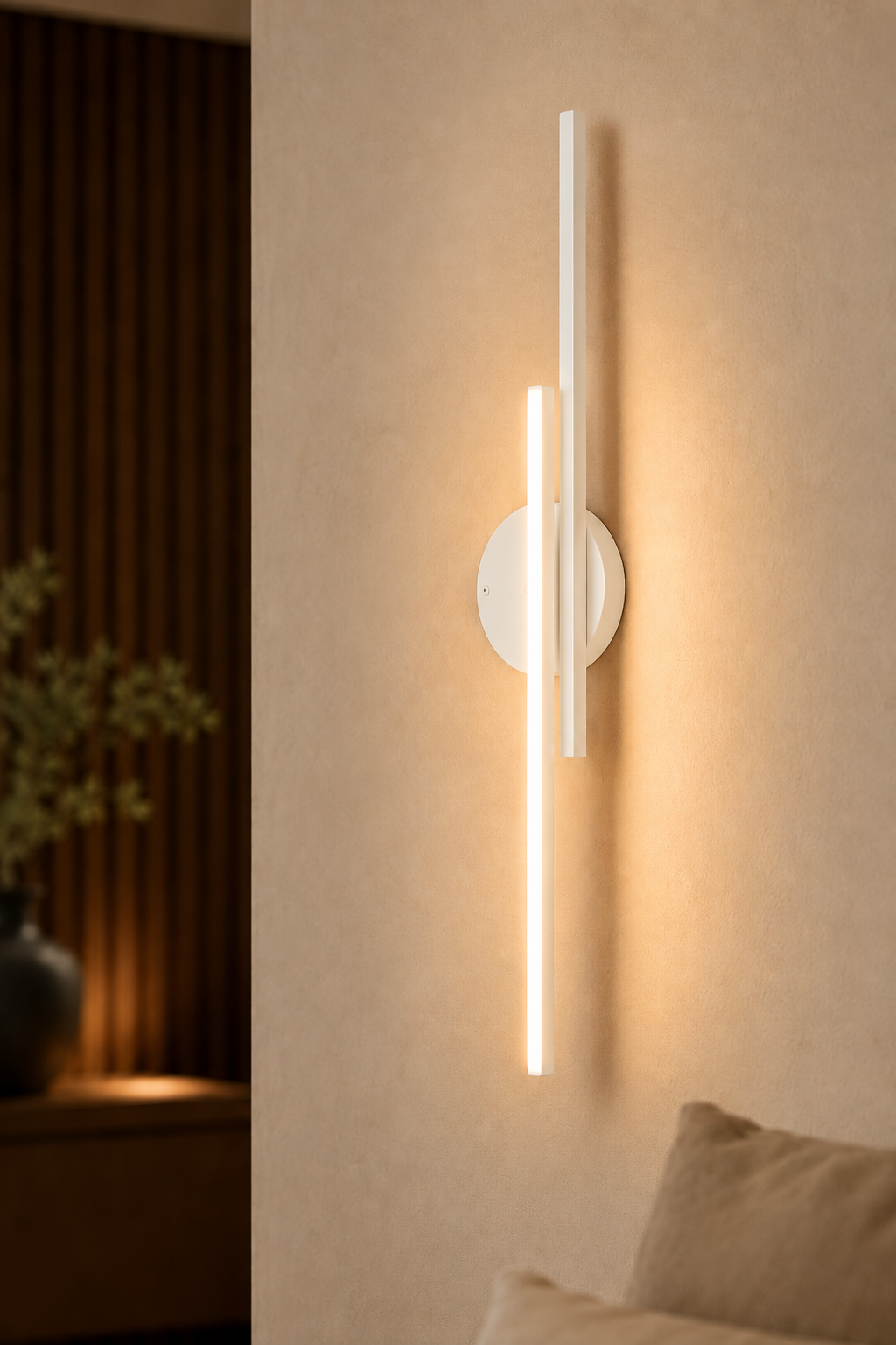 Duet Modern LED Wall Light – Up & Down Lighting
