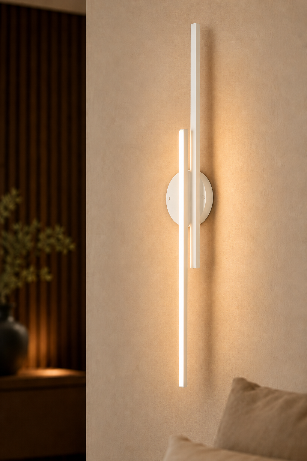 Duet Modern LED Wall Light – Up & Down Lighting