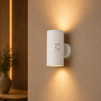 Cylindrical LED Motion Sensor Wall Light
