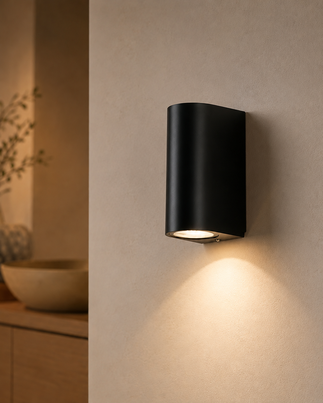 Modern Geometric LED Wall Light – Decorative Sconce