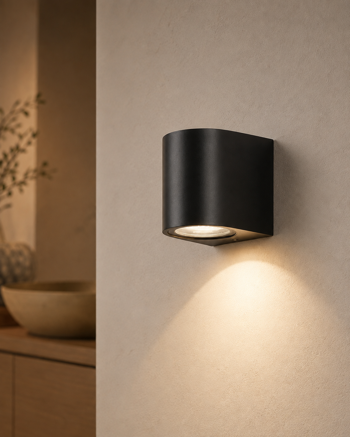 Modern Geometric LED Wall Light – Decorative Sconce