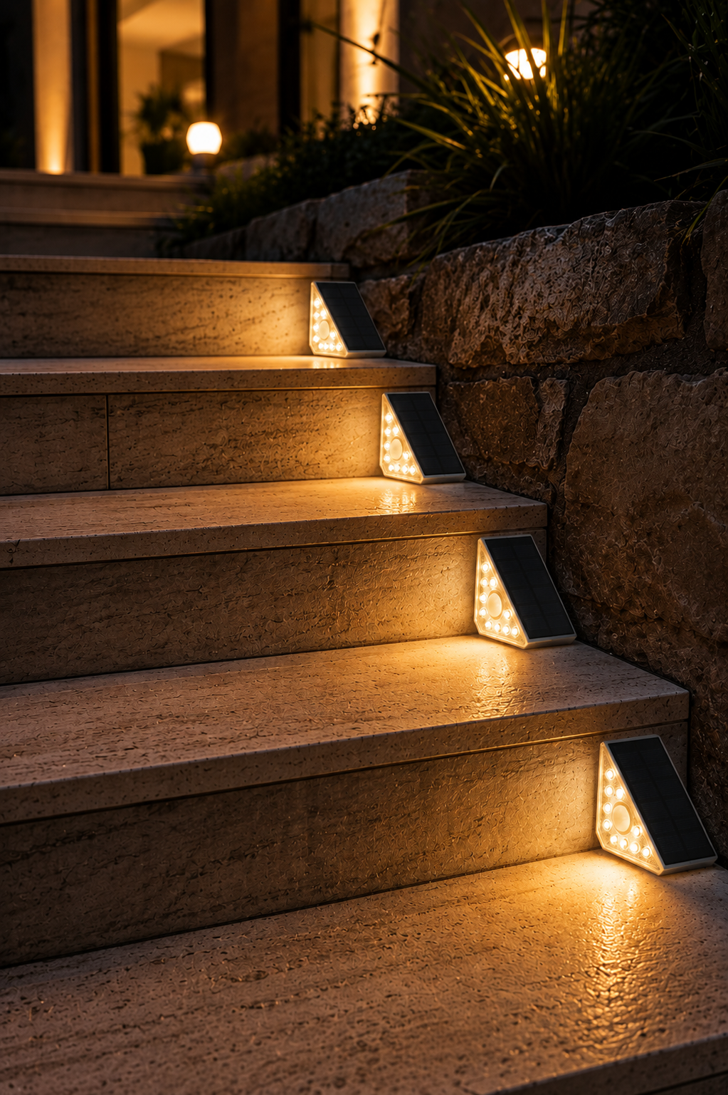 Solar LED Stair Light for Outdoor Steps & Decking