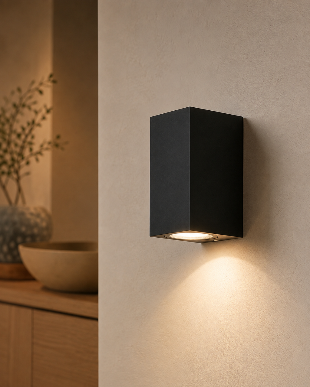 Modern Geometric LED Wall Light – Decorative Sconce
