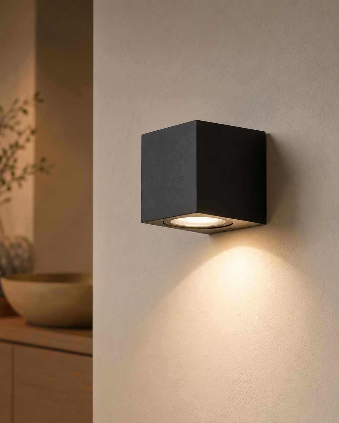 Modern Geometric LED Wall Light – Decorative Sconce