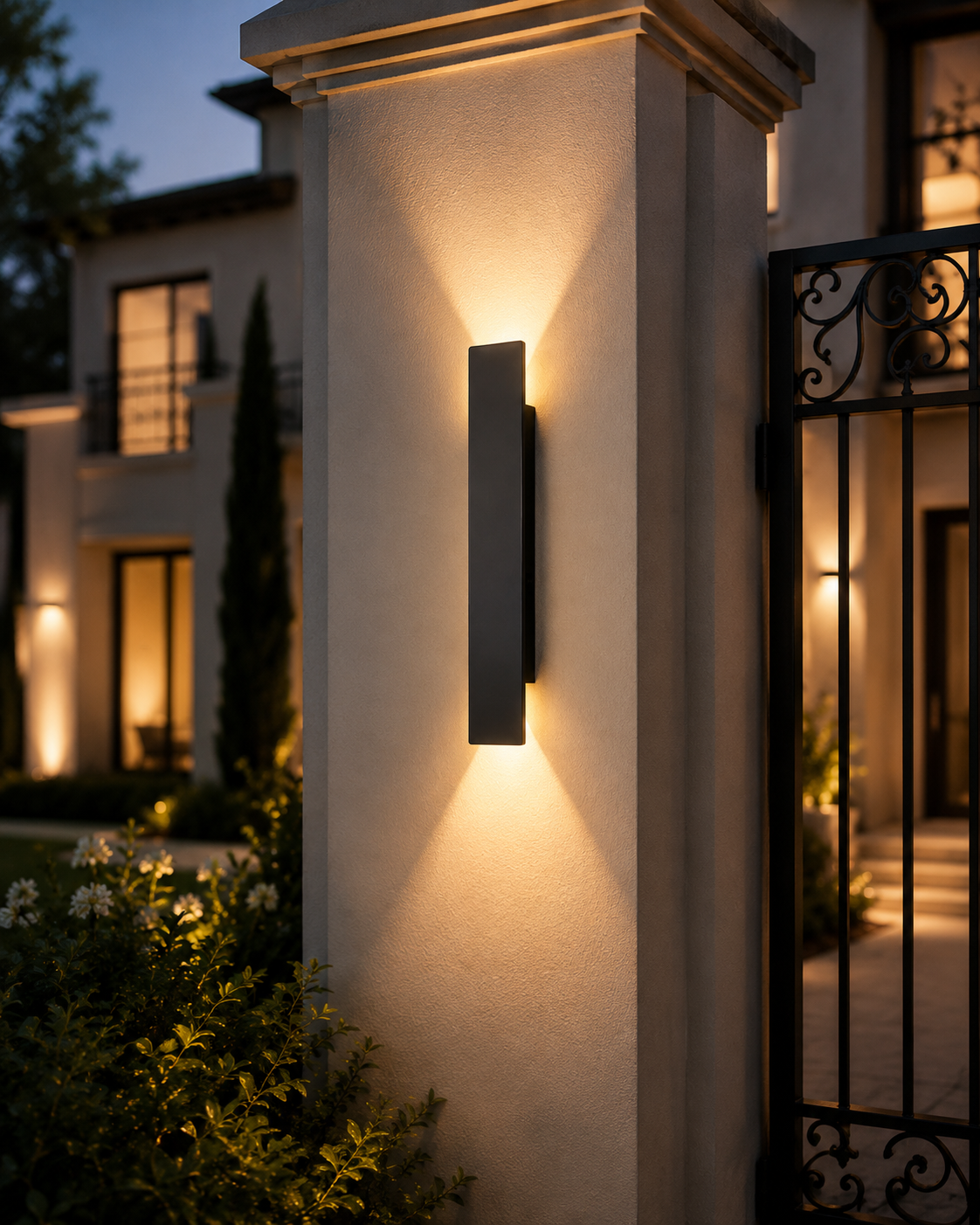 Waterproof LED Outdoor Wall Light – Modern Up & Down Sconce
